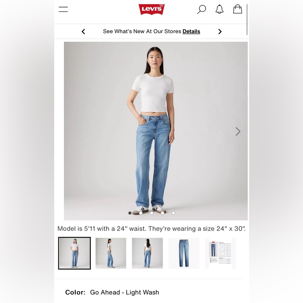 LEVIS LOW PRO WOMEN'S JEANS